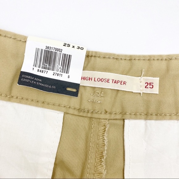 Levi’s Premium Tailored High Loose Taper Pants:Soft Structure Incense - Picture 3 of 7